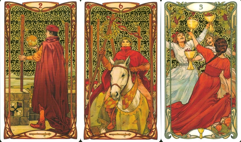 Золотое Таро Уэйт Арт-Нуво (Golden Art Nouveau Tarot)